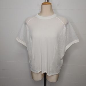 The Kooples Sport mesh sleeve tee size M